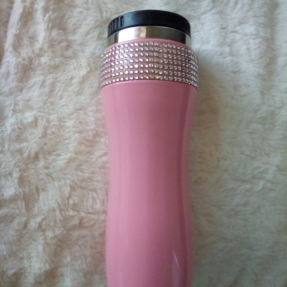 Mercedes-Benz Crystal Encrusted Stainless Steel Beverage/Water Bottle - Picture 2 of 6